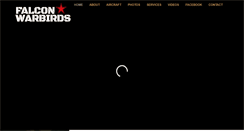 Desktop Screenshot of falconwarbirds.com