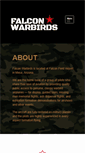 Mobile Screenshot of falconwarbirds.com